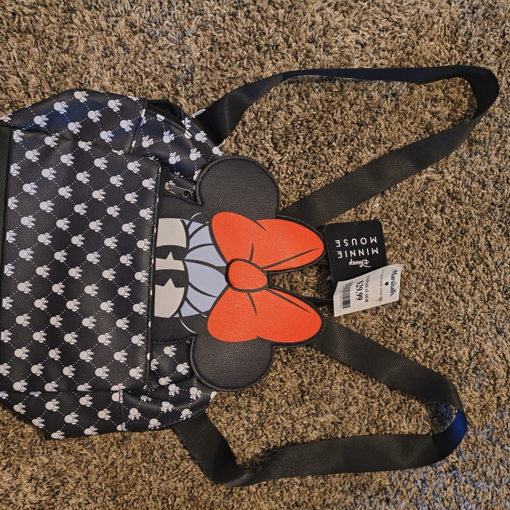 Minnie Mouse Black and White Backpack